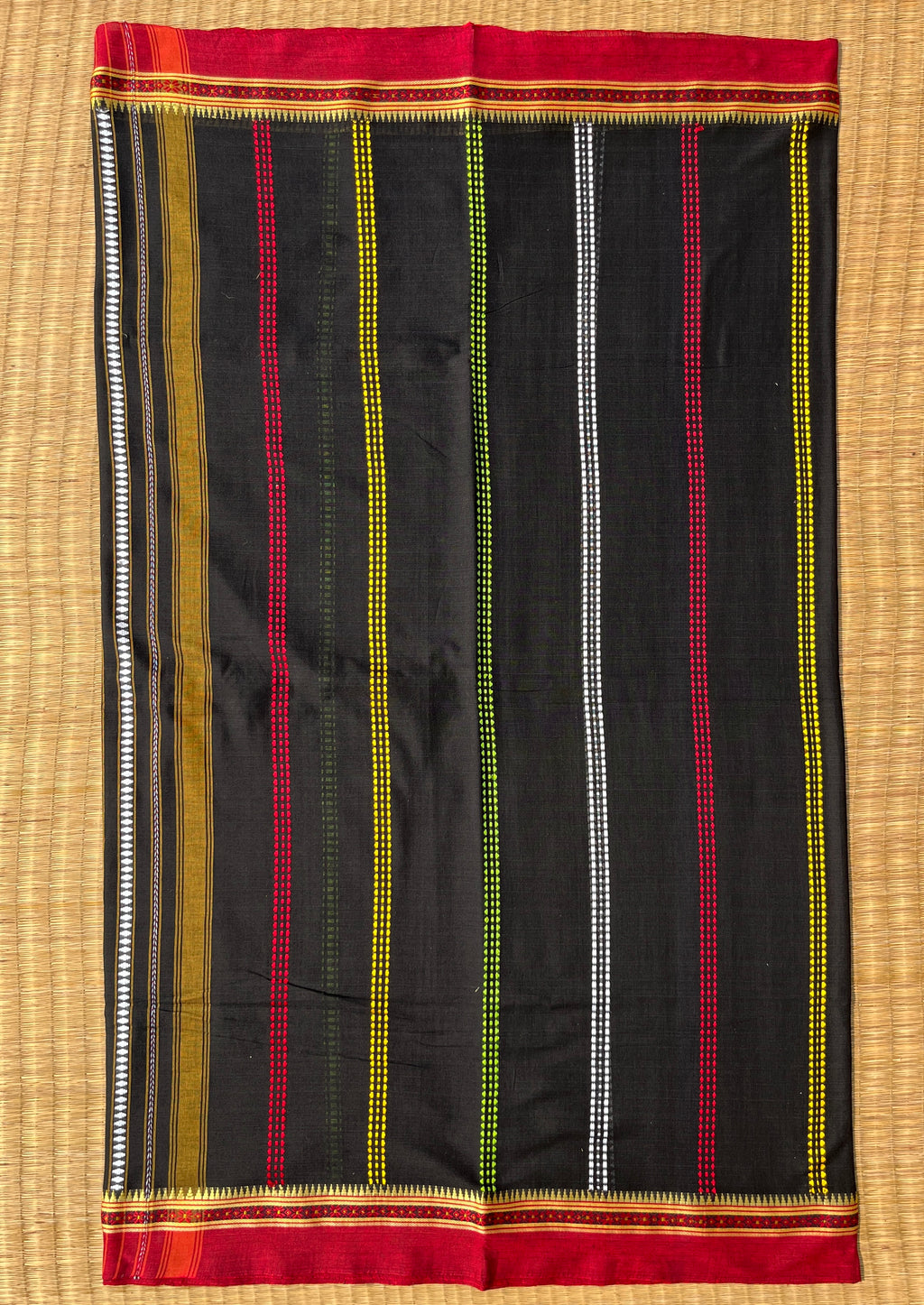 Extremely Soft Bengal Handloom Cotton Saree – Black